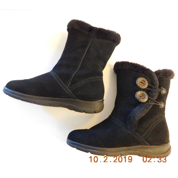 White Mountain Shoes - White Mountain Trip Suede Boot Faux Fur Lined